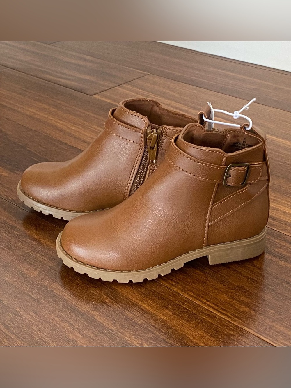 Old Navy Brown Girls' Ankle Boots with Side Zip